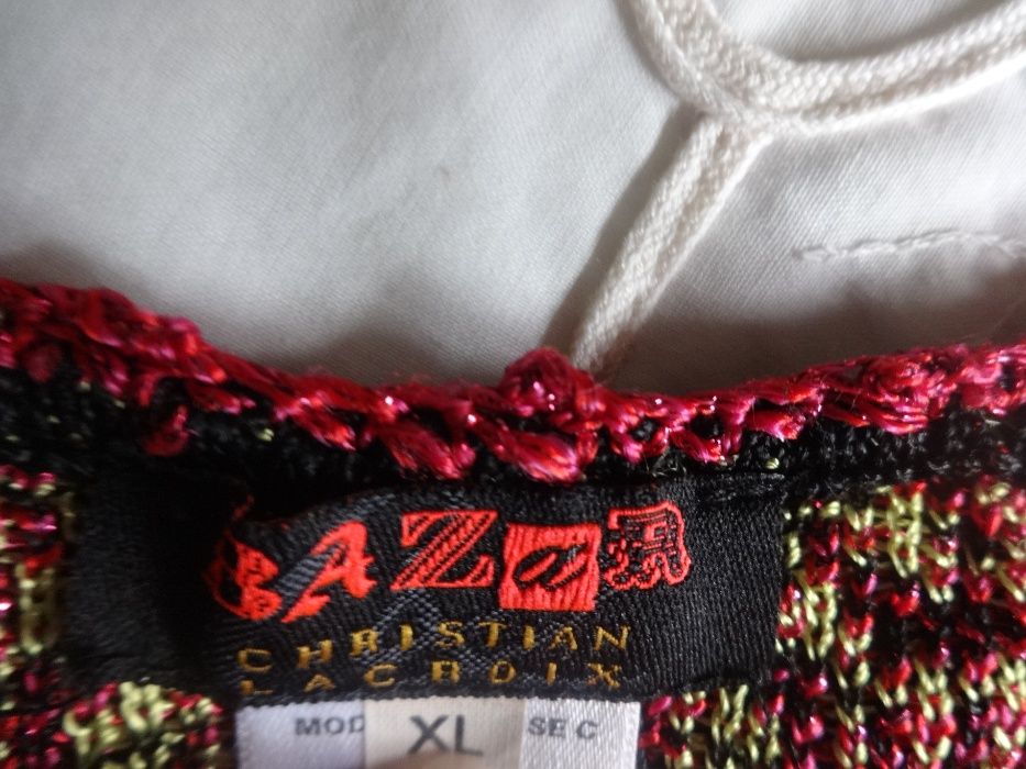 Christian Lacroix top bluzka hand made od projektanta XL