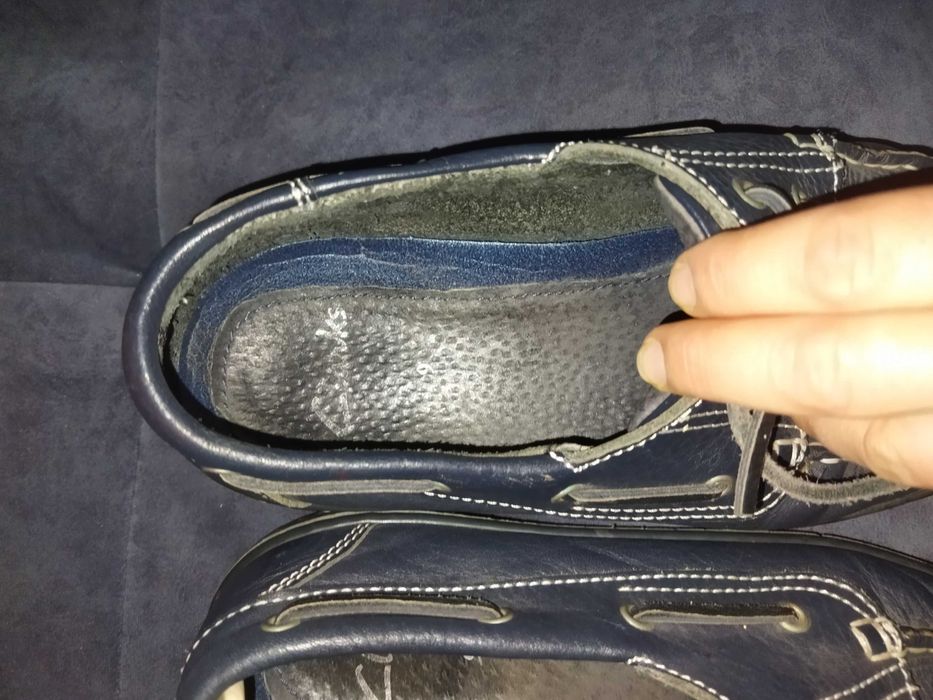 Мокасини  сліпери туфлі  Clarks Bratton Boat  р.40  темно-сині