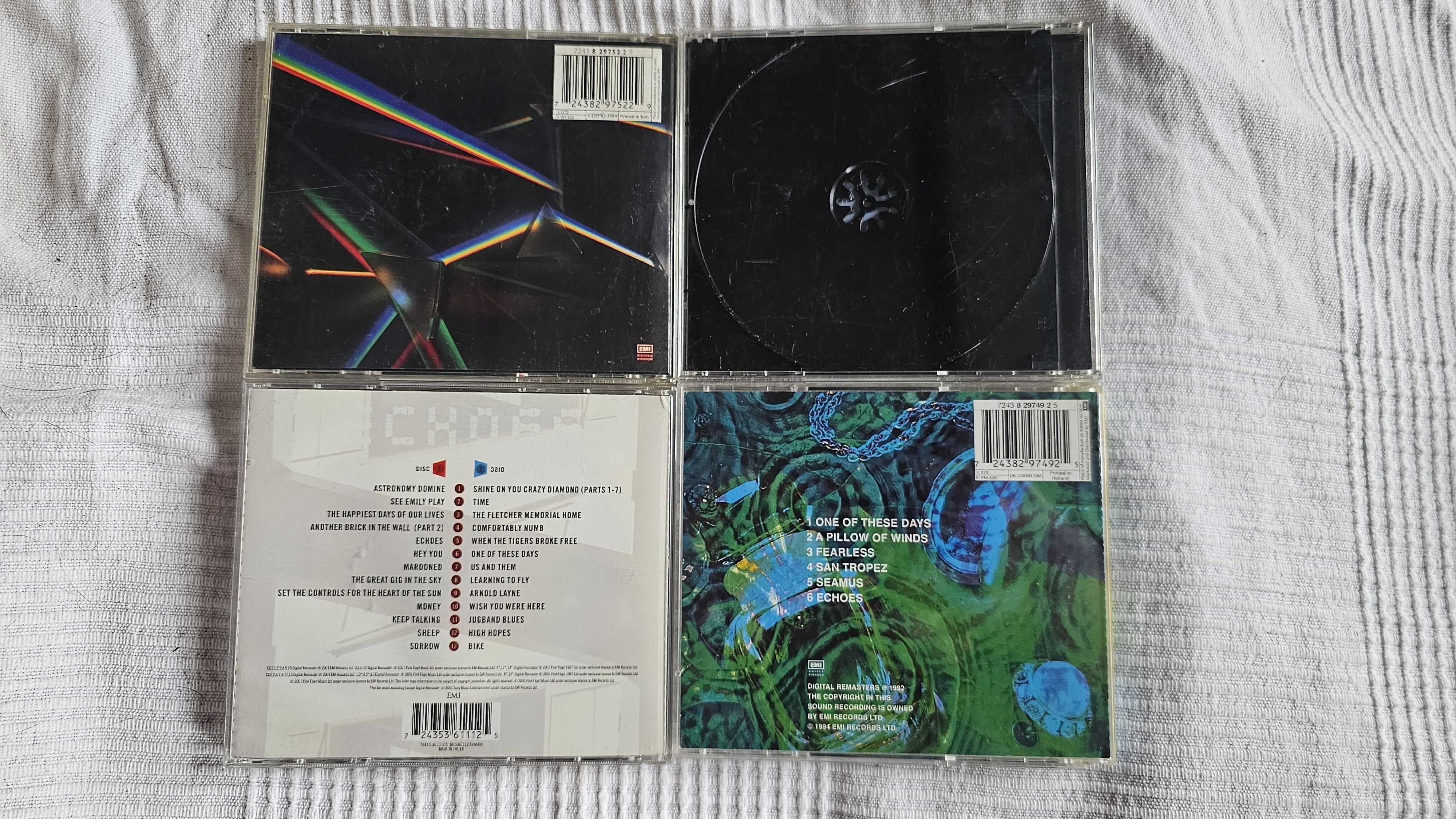 CD 4x PINK FLOYD - Meddle - Echoes - Dark side of the moon - Division