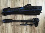 Monopod Benro A48FDS6 z głowicą S6 i nóżkami + pokrowiec GRATIS. Nowy.