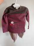 Zestaw Zara Esprit spodnie i bluzka r. 92 cm 18-24m.