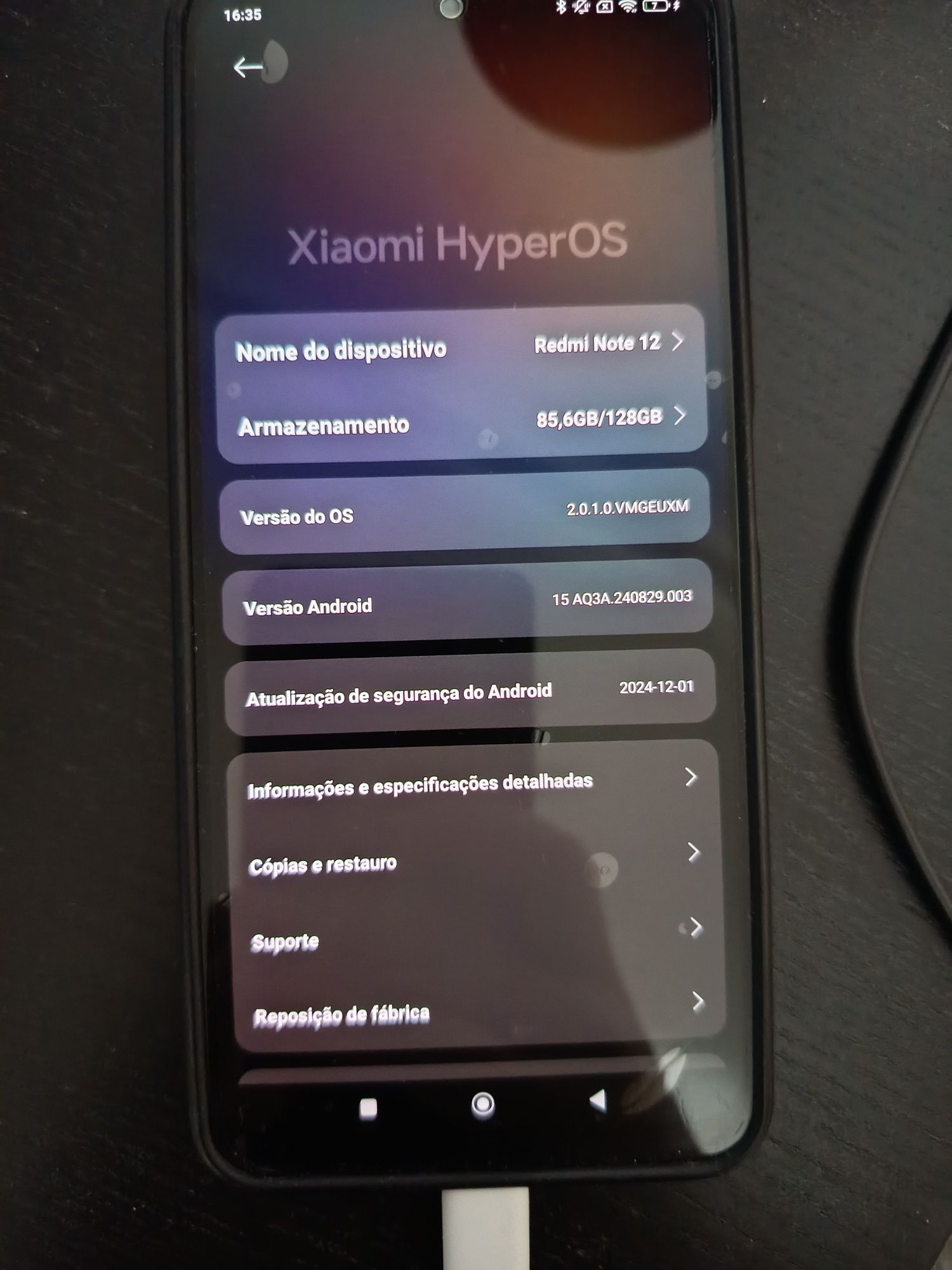 Redmi Note 12 como novo