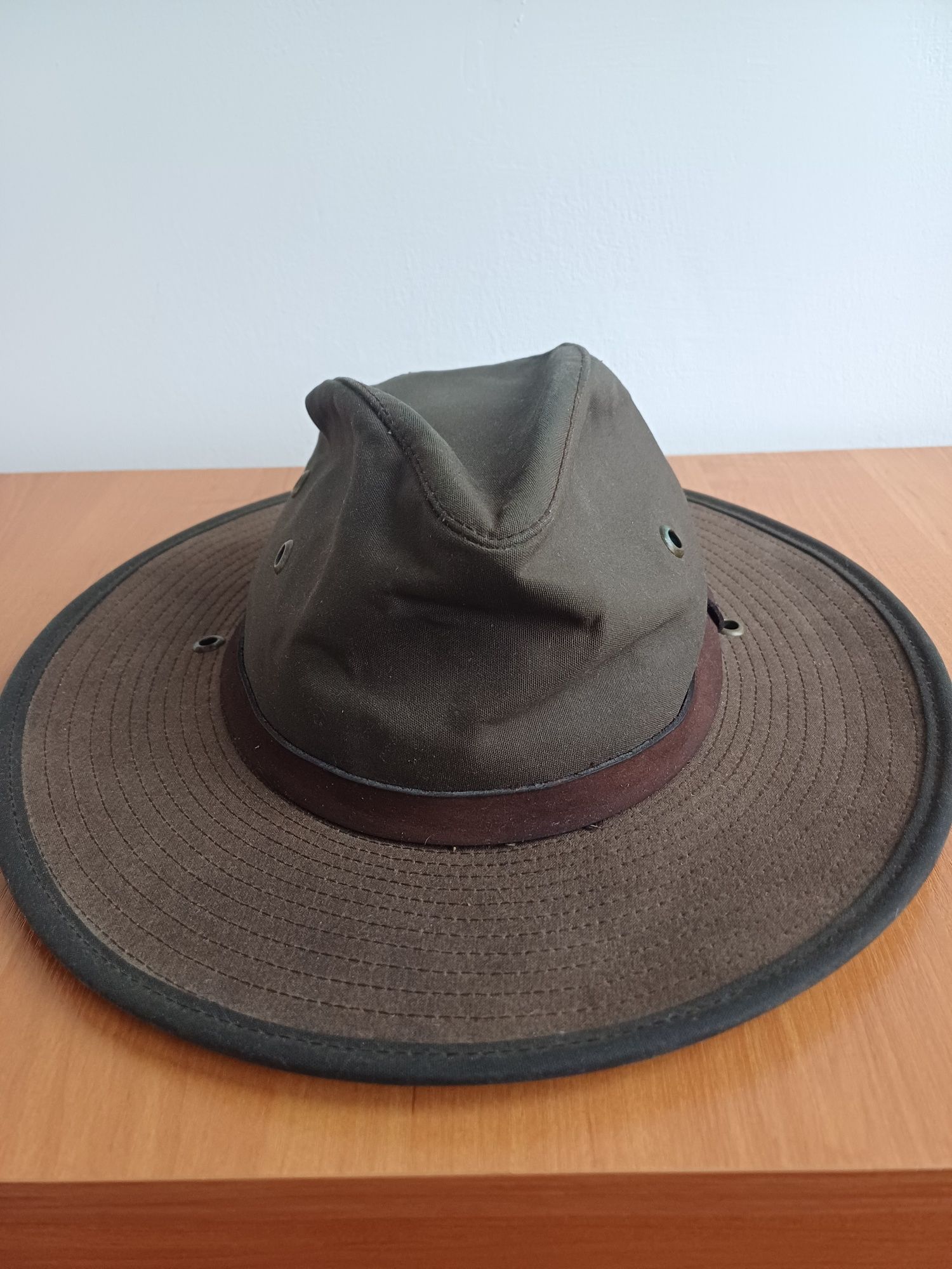 Винтажная шляпа STETSON ( оригинал) вощеный котон 54-55 см