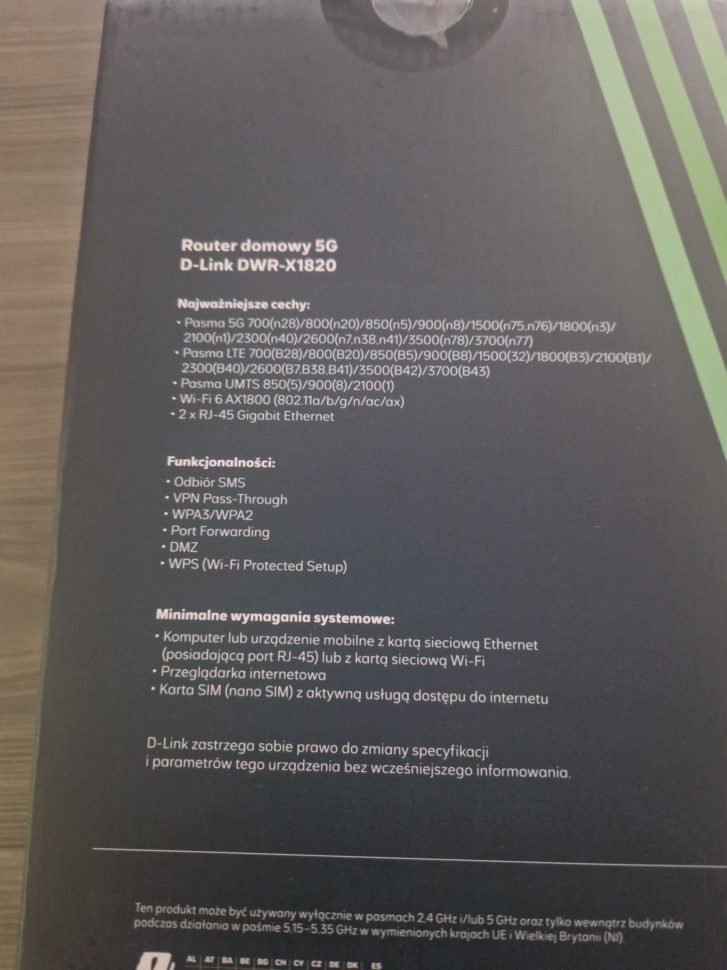 Router DWR- X1820