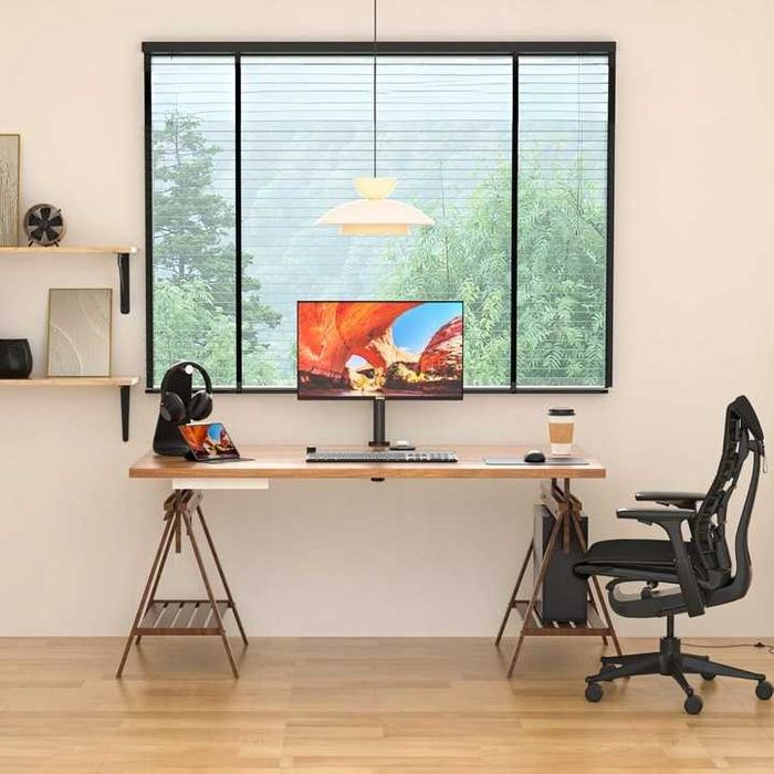 BONTEC Solidny Regulowany Uchwyt Do Monitora Biurkowy 13-32 Led Lcd