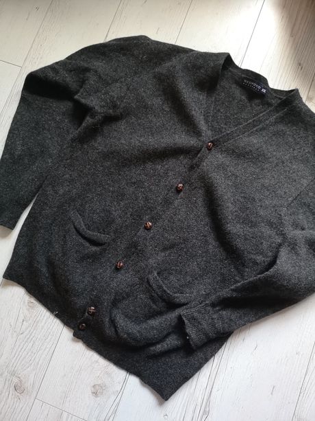 Wełniany sweter wełna karidgan Redford L XL