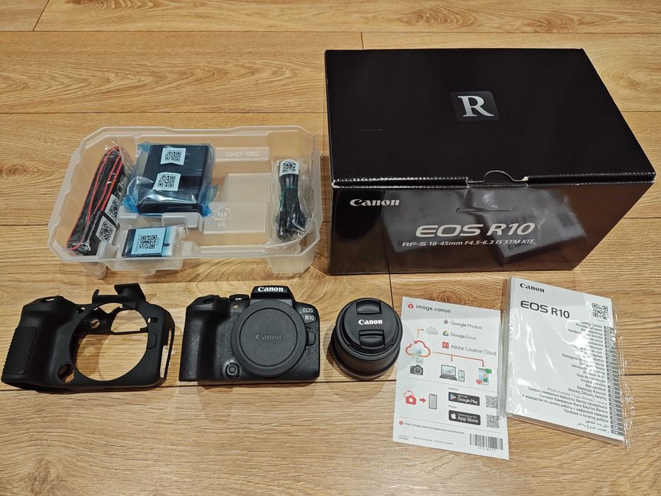 Aparat Canon EOS R10 z obiektywem Canon RF-S 18-45mm f/4.5-6.3 IS STM