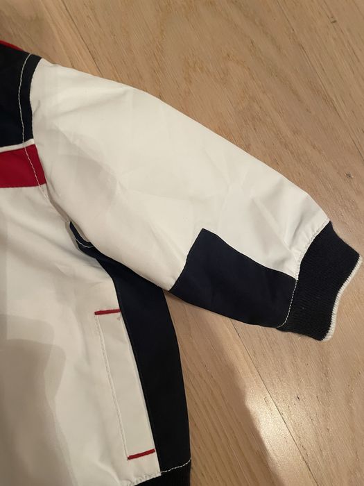 Biała dziecięca kurtka Tommy  Hilfiger