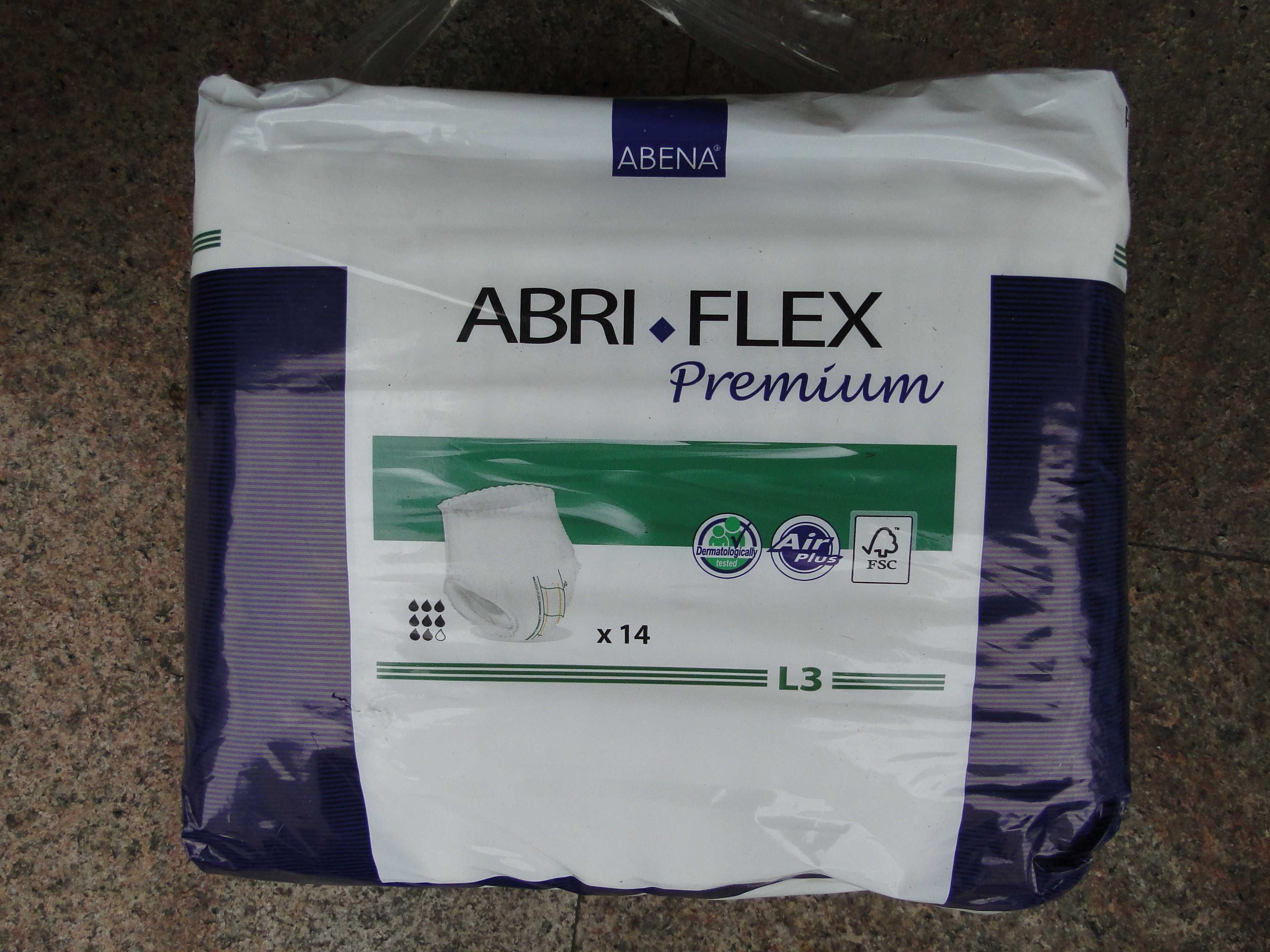 Pieluchomajtki z ABRI FLEX PREMIUM orazi Tena . Rozmiar L3