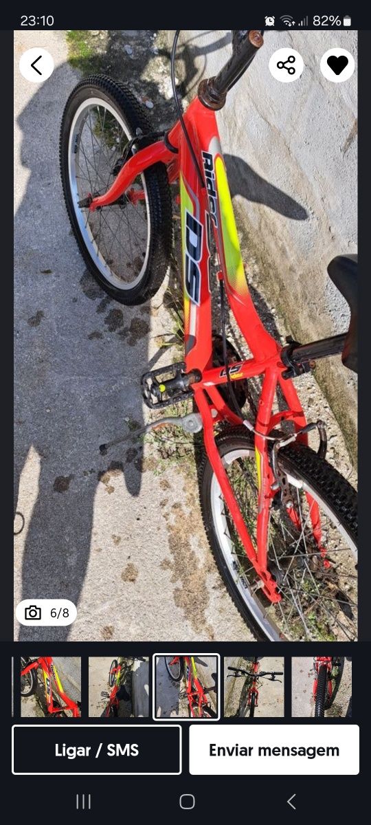 Bicicleta DS muito boa.