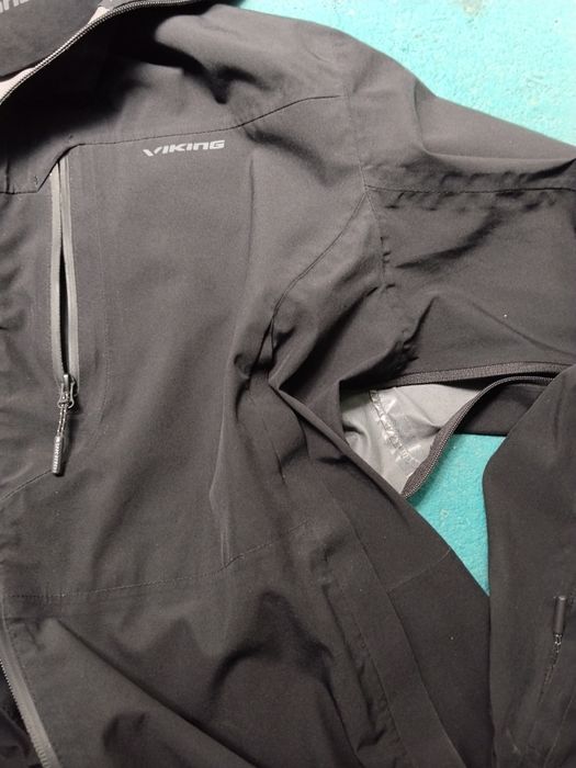 Kurtka VIKiNG Trek Pro / czarna /Xl/ przeciwdeszczowa / windshell /