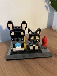 Lego figurka brickheadz 40544 buldog francuski pies