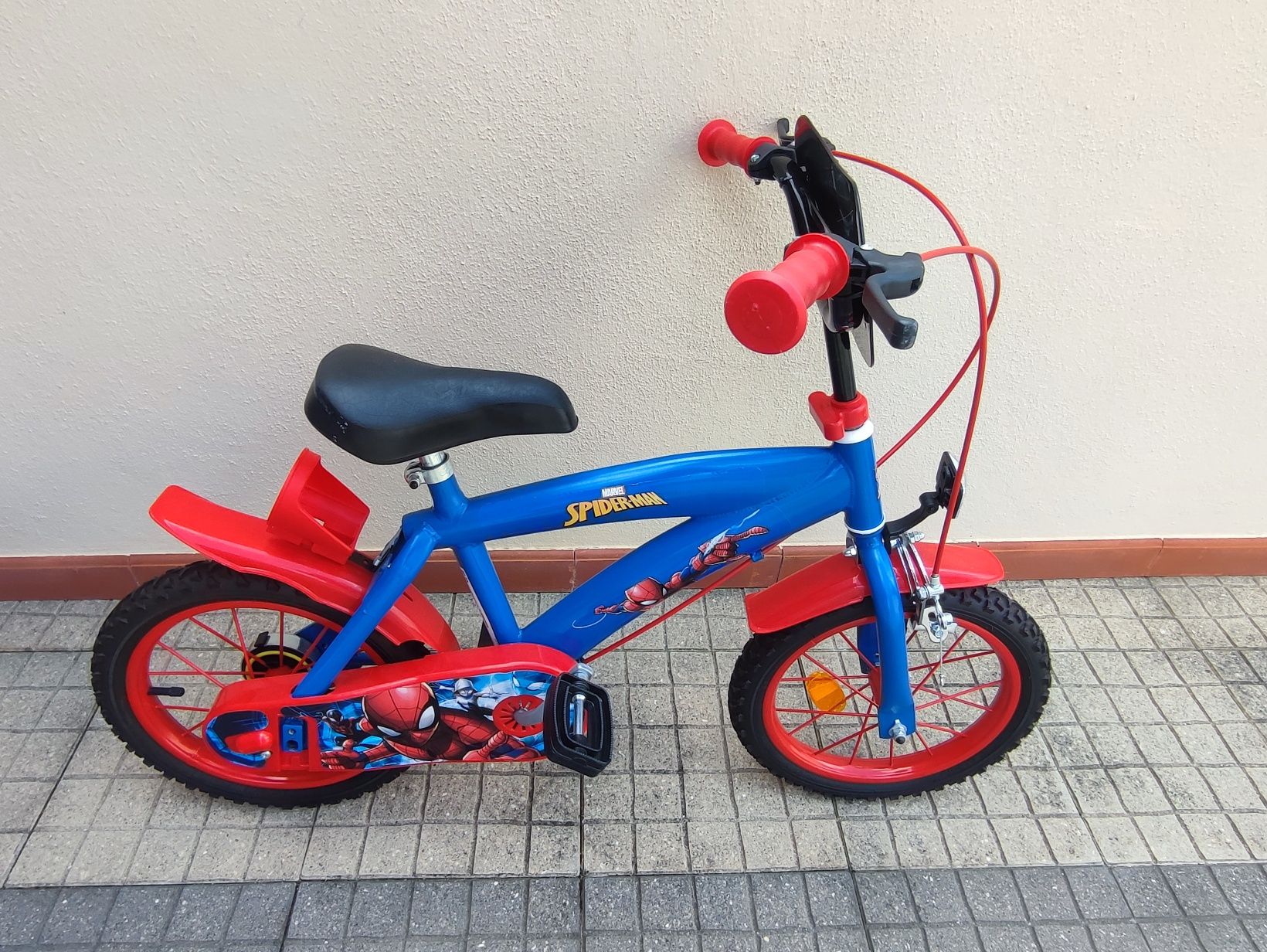 Bicicleta Spiderman roda 14