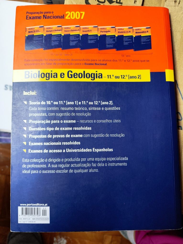 Preparação Exame Nacional Biologica e Geologia