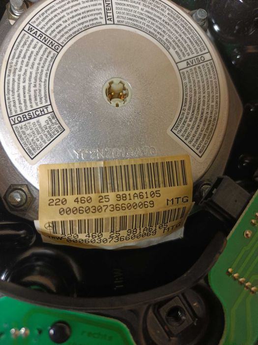 Mercedes W220 CL C215 – poduszka airbag + przyciski kierownicy