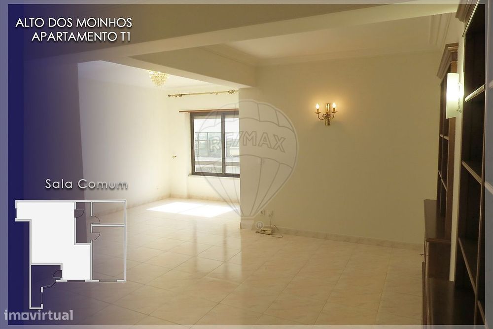 Apartamento T1 para arrendamento