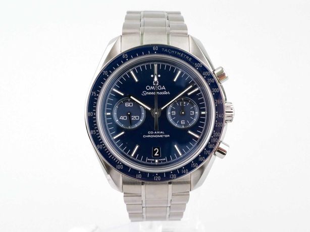 Omega Speedmaster Moonwatch Co-Axial Blue Dial Titanium 44,25mm