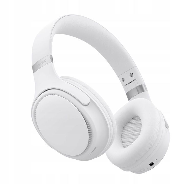 Słuchawki Bezprzewodowe Tonsil R35bt Białe Nausze Bluetooth / Sd / Fm