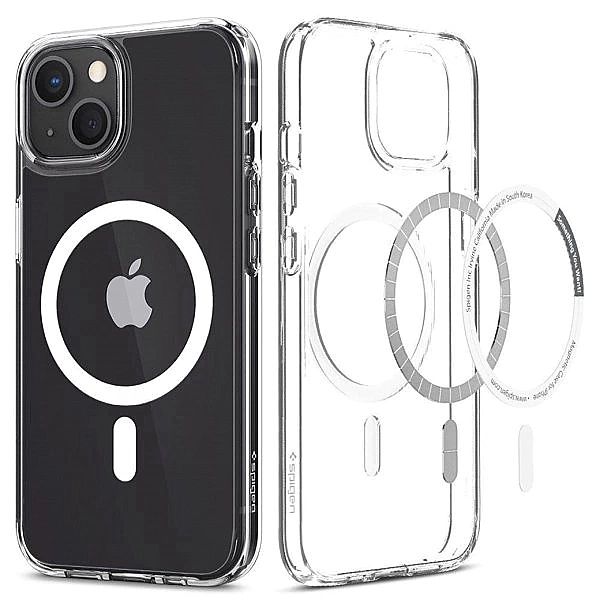 Etui Spigen Ultra Hybrid Mag z MagSafe na iPhone 13 mini - białe