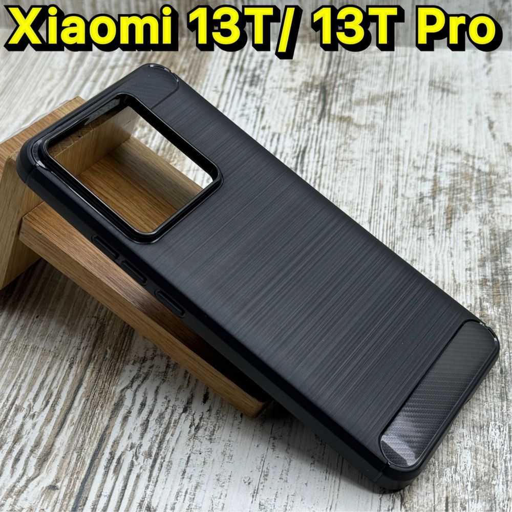 Чехол противоударный Carbon TPU на Xiaomi Redmi 13T/ 13T Pro