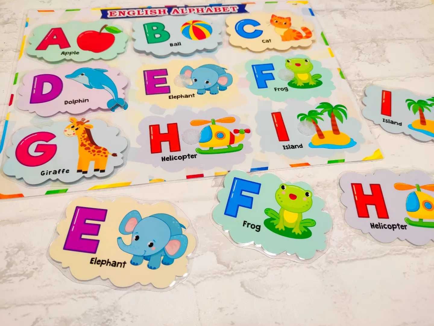 Лото Англійська абетка English alphabet  на липучках