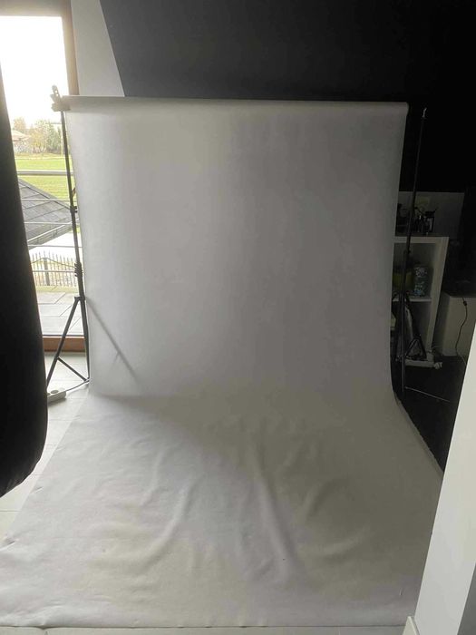 Domowe studio fotograficzne tlo z statywem BaseXStudio