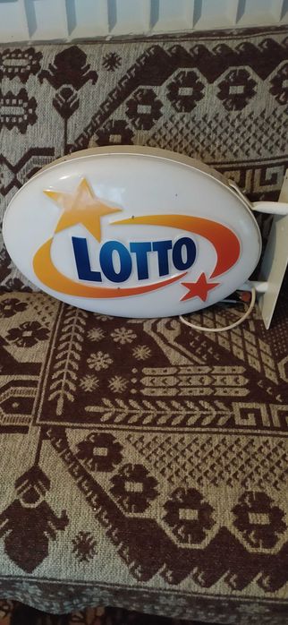 Reklama lotto podświetlana