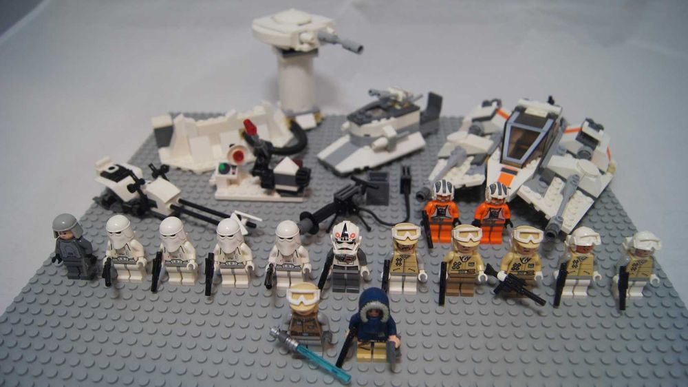 Lego Star Wars mix Hoth figurki 15 szt. zestawy 8083 , 8084 , 8089