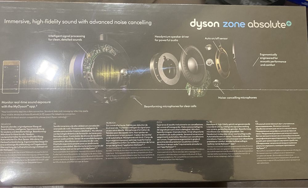 Наушники  Dyson Zone Absolute Prussian Blue/Bright Copper