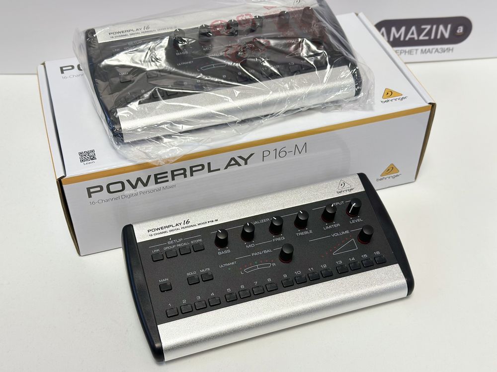 Новий мікшерний пульт стерео мікшер POWERPLAY P16M Behringer