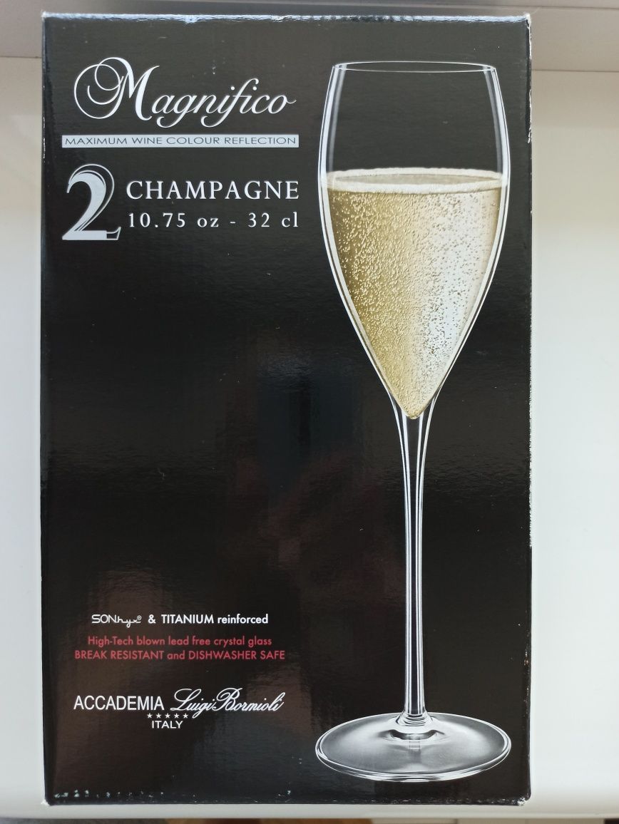 Набір келихів для шампанського Luigi Bormioli, 2 шт.