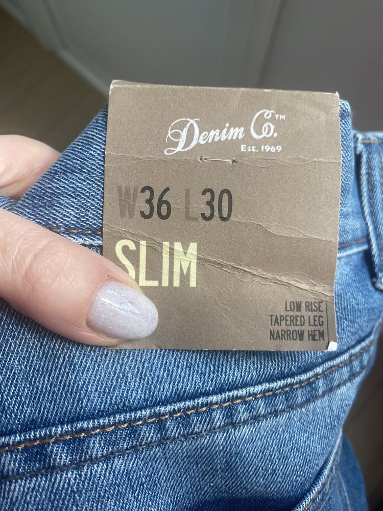 Продам нові джинси slim 36 розмір