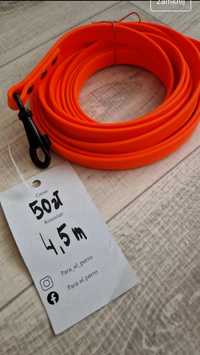 Smycz PVC o długości 4,5 m, szerokość 1,3 cm