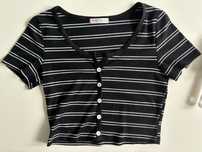 Crop top w paski