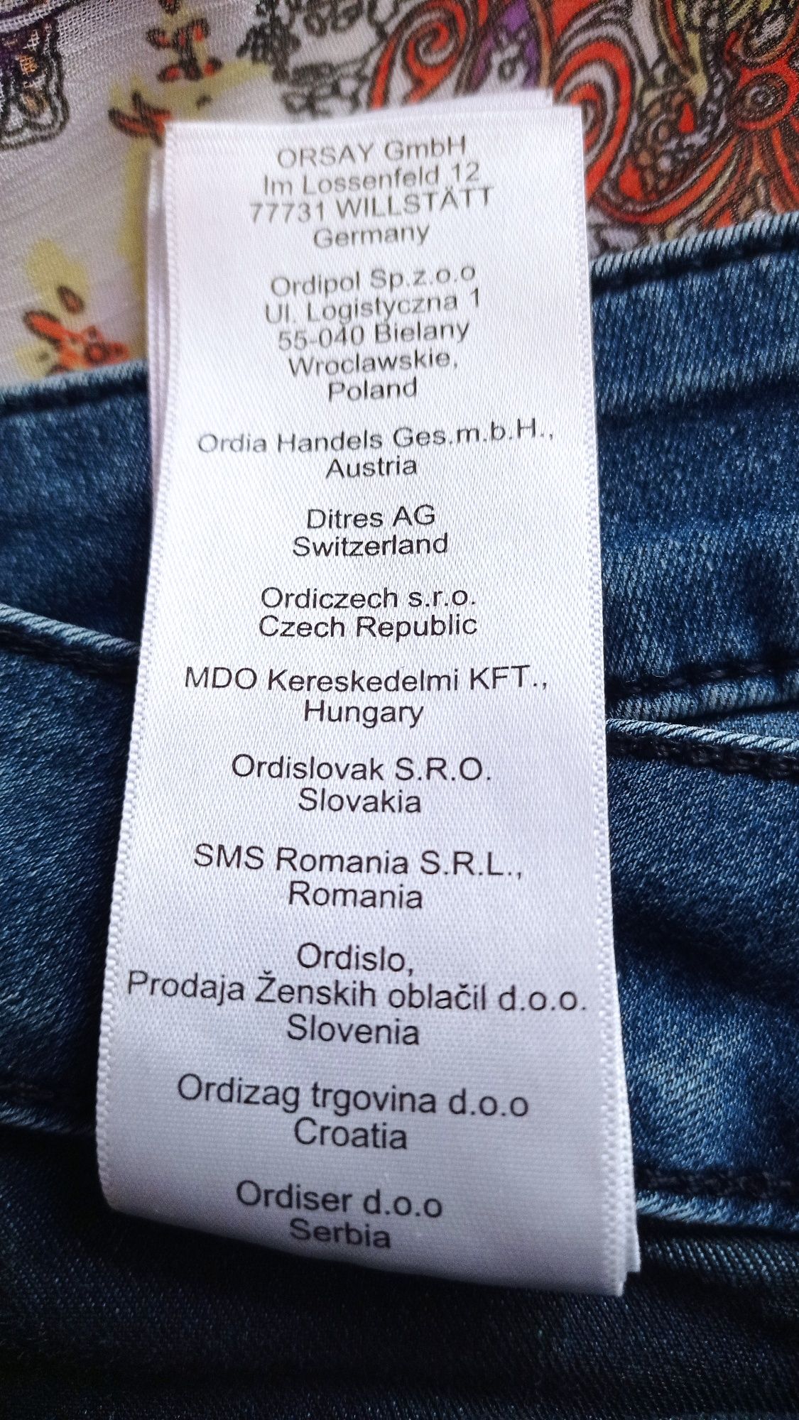 Spodnie jeans 36 Orsay