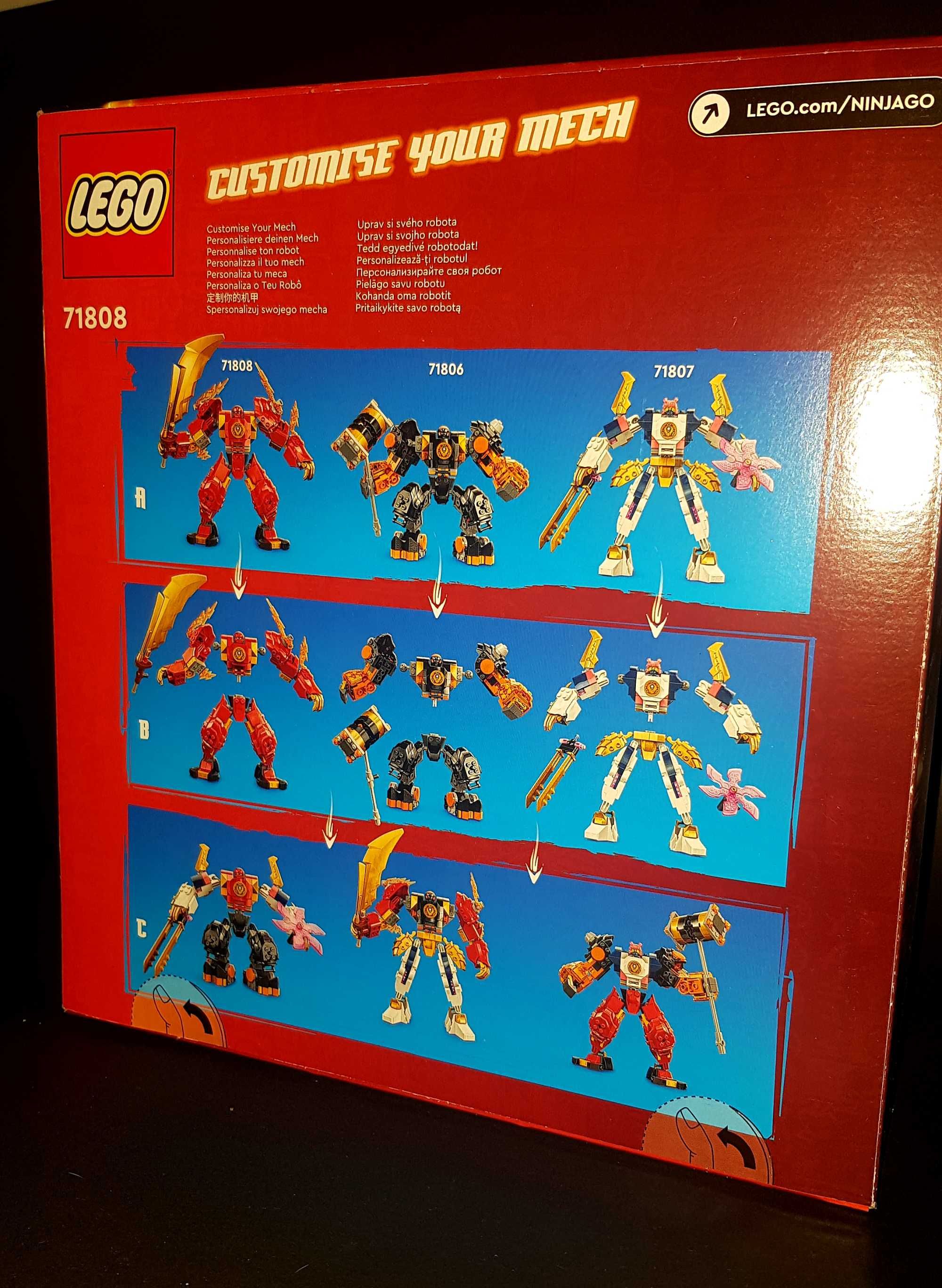 LEGO Ninjago Mech żywiołu ognia Kaia 71808