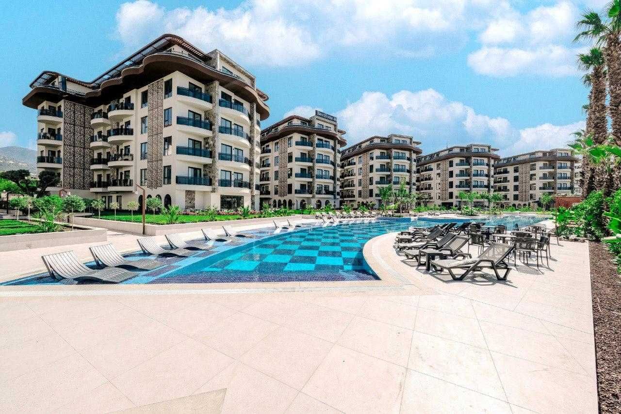 Новая квартира 1+1 в Аланья (Турция). Премиум комплекс. Собственник.