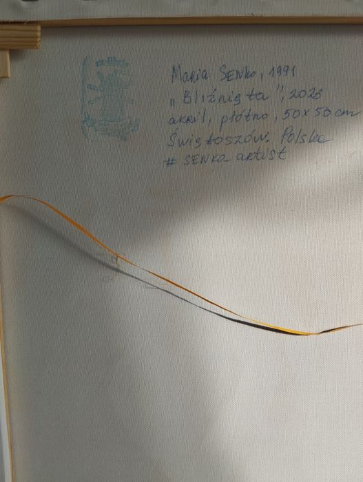 Obraz "Bliźnięta" – Maria Senko, 2023 – oryginał, akryl, 50x50 cm

Spr