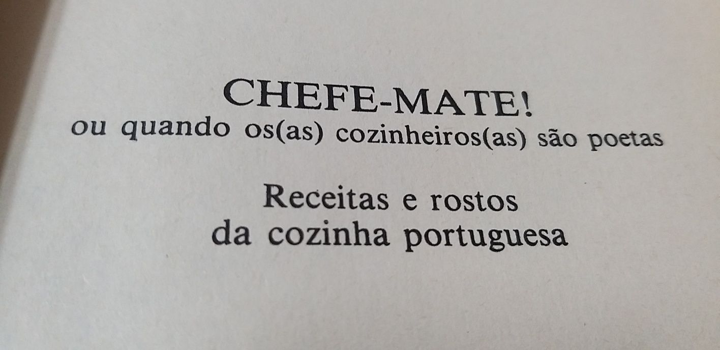 Chefe Mate, Receitas e Ristos da Cozinha Portuguesa.