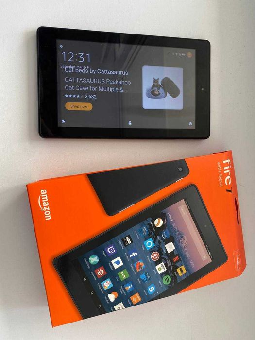 Amazon Kindle Fire 7 Alexa 8GB 7" SD до 256 GB 4 ядерний проц, WIFI