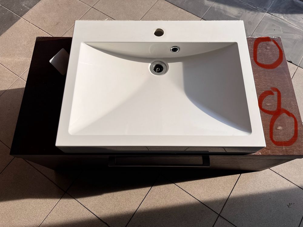 Zestaw do łazienki! Szafka + umywalka 95 cm