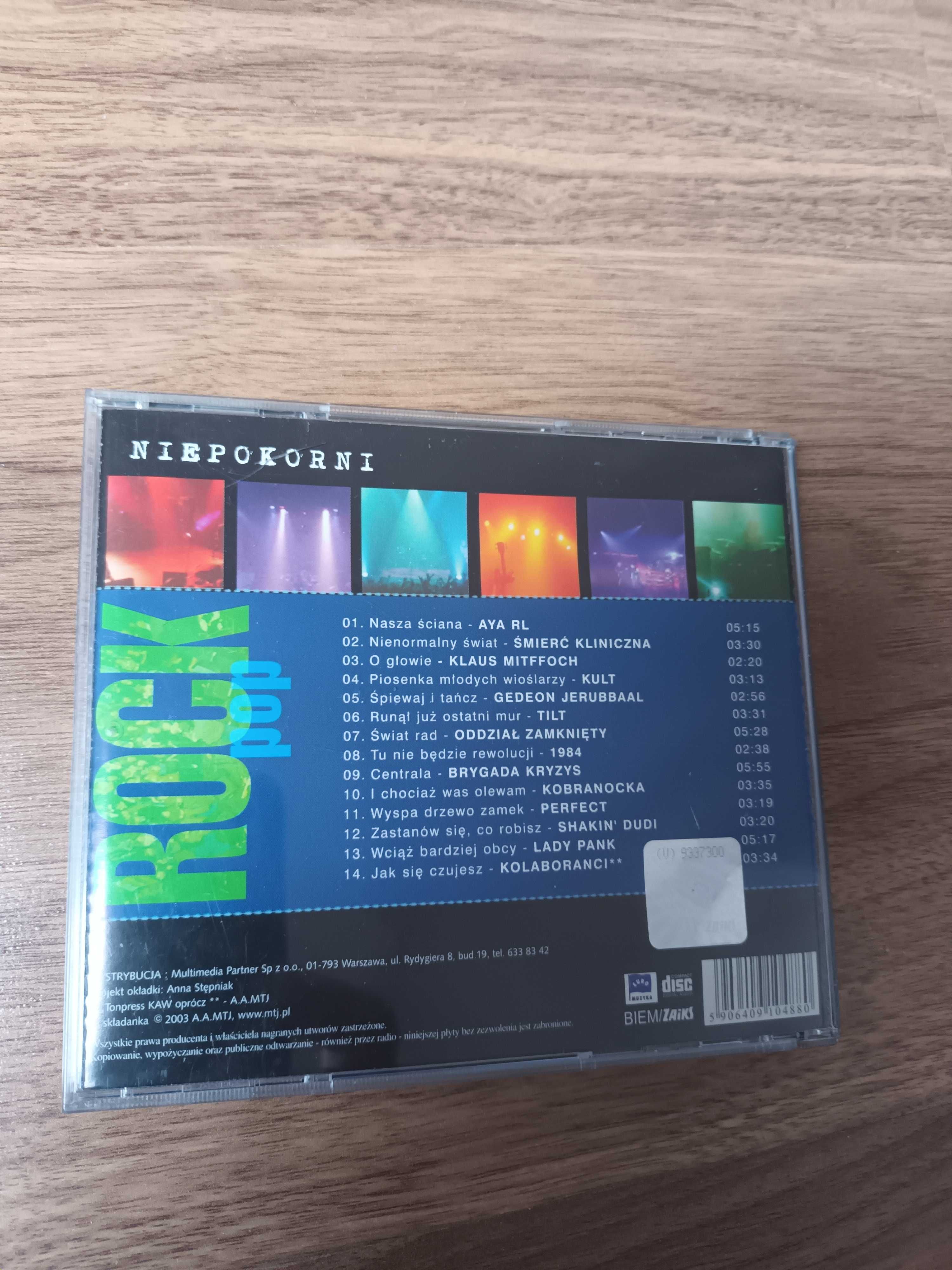Niepokorni skladanka cd Kult.,Tilt ,Lady Pank,Perfect itd wyd.2003