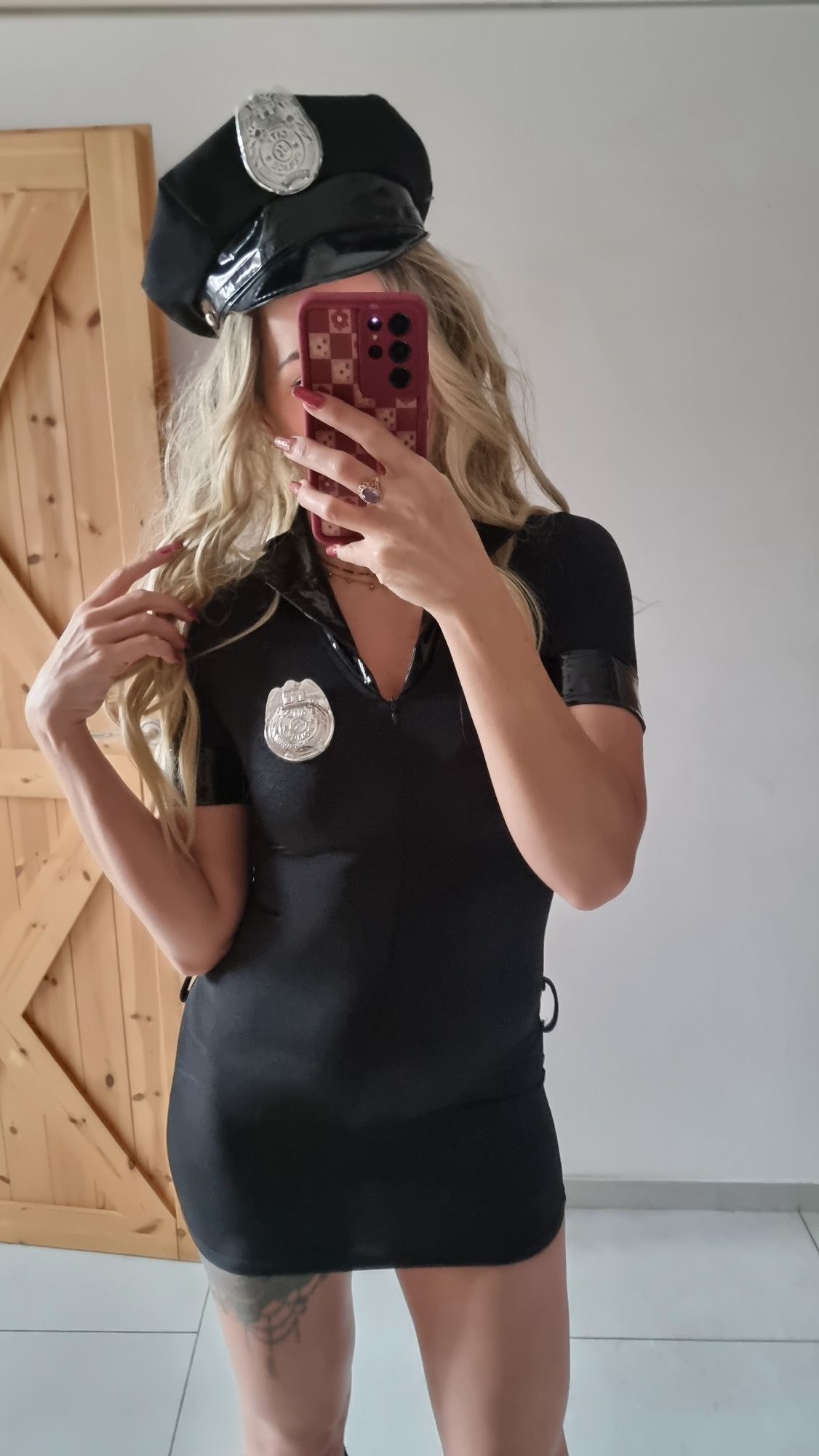 Policjantka strój kostium cosplay przebranie karnawał