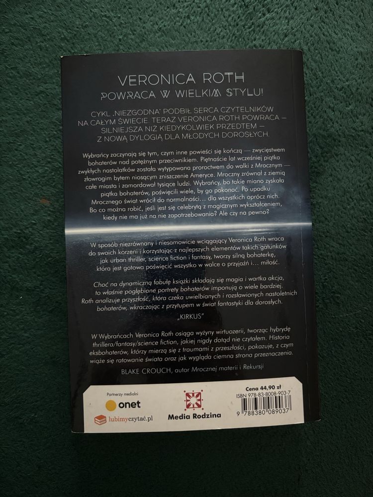 Książka wybrańcy veronica roth