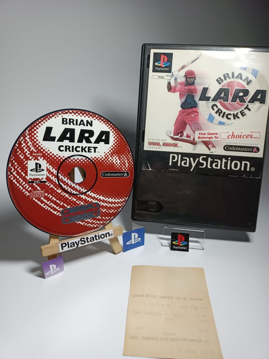 Brian Lara Cricket PlayStation 1 Ps1 Psx PsOne