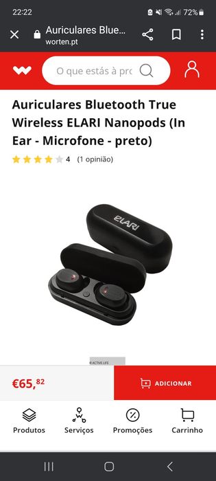 Fones Bluetooth Elari