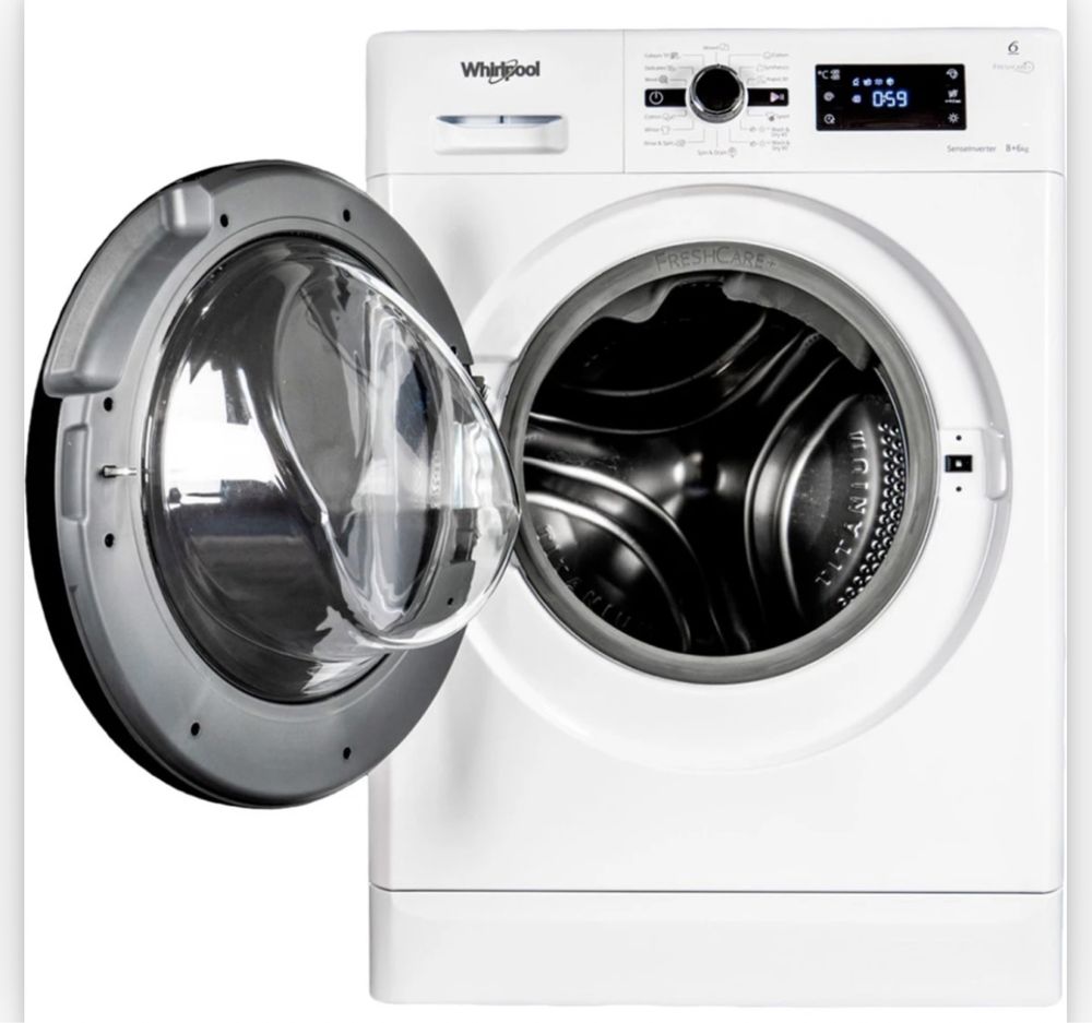 Прально-сушильна машина WHIRLPOOL FWDG86148B EU