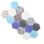 Płytki Podłogowe Ścienne Gres Hexa Nueve Blue 26,5x51 g.1/2