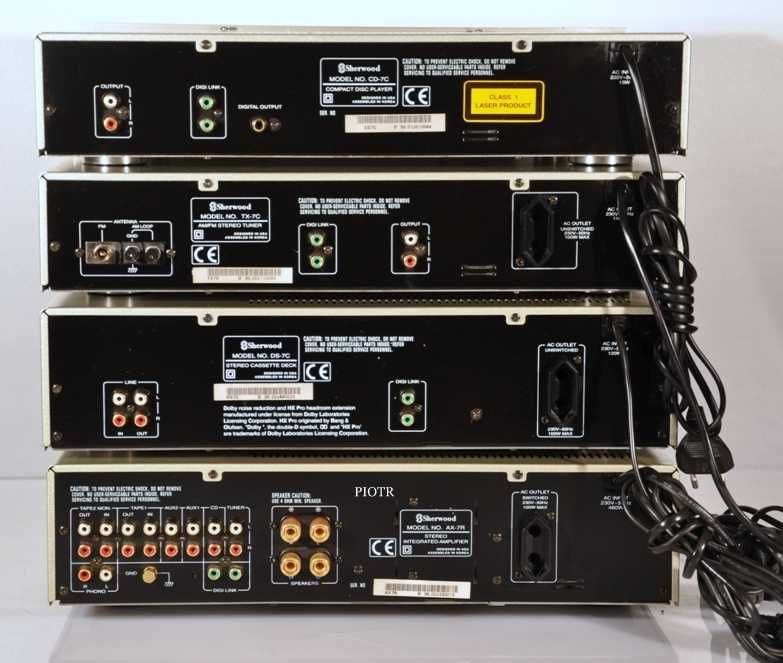 Wieża  Sherwood AX-7R, DS-7C , TX-7C, CD-7C.Piękny stan
