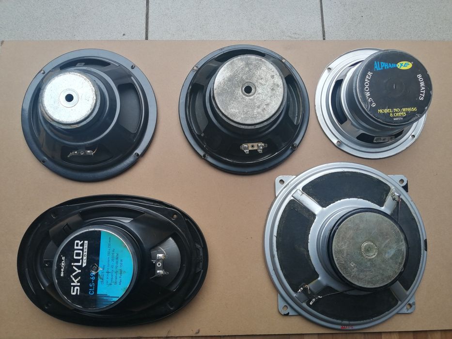 Динамики  большие разные